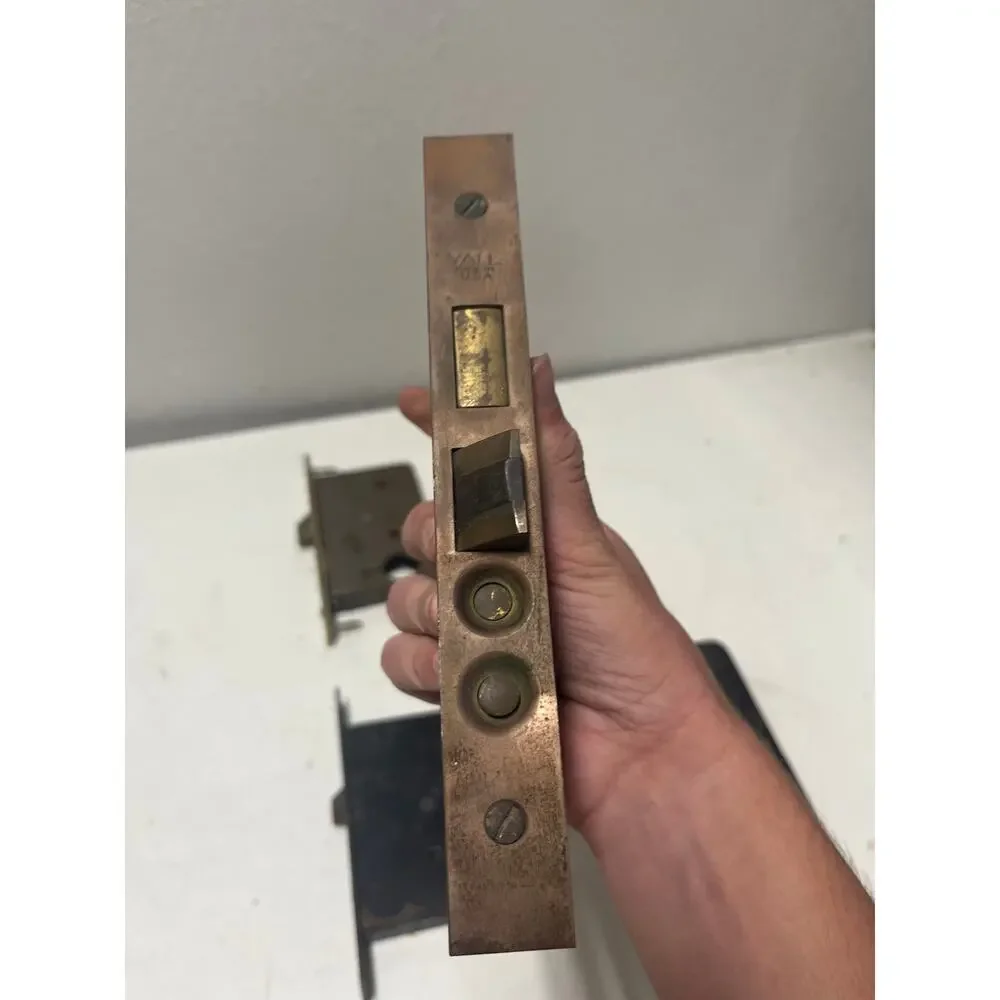 Antique Vintage Mortise Locks, Yale, Sargent, Barrows, no keys - Lot of  4